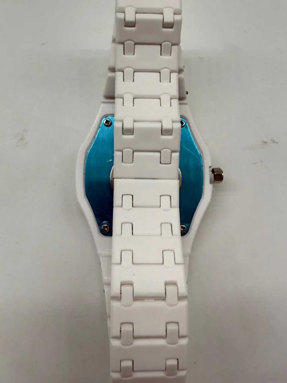 Lorinco AP-RP Men's Unisex White 43mm Quartz Day Date Watch NEW NO BOX